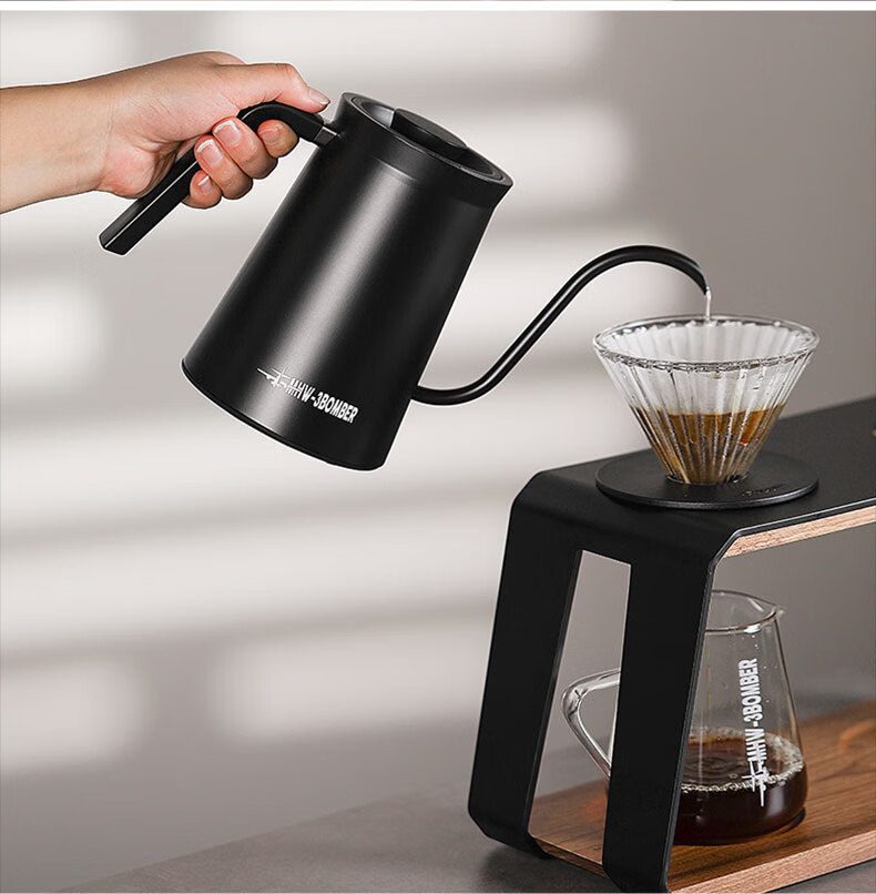 MHW-3BOMBER Assassination Bomber Temperature-Controlled Pour-Over Kettle, Electric Heating Pour-Over Flow Control Smart Coffee Kettle, Home Electric Water-Heated Tea Maker 41
