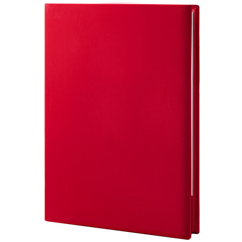 SIMAA Red Velvet Speech Folder A4 Contract Cover, Speech Folder, Toast Book, Proposal Host Script Folder, Speech Book, Red File Folder [2 Inner Pages] 26362
