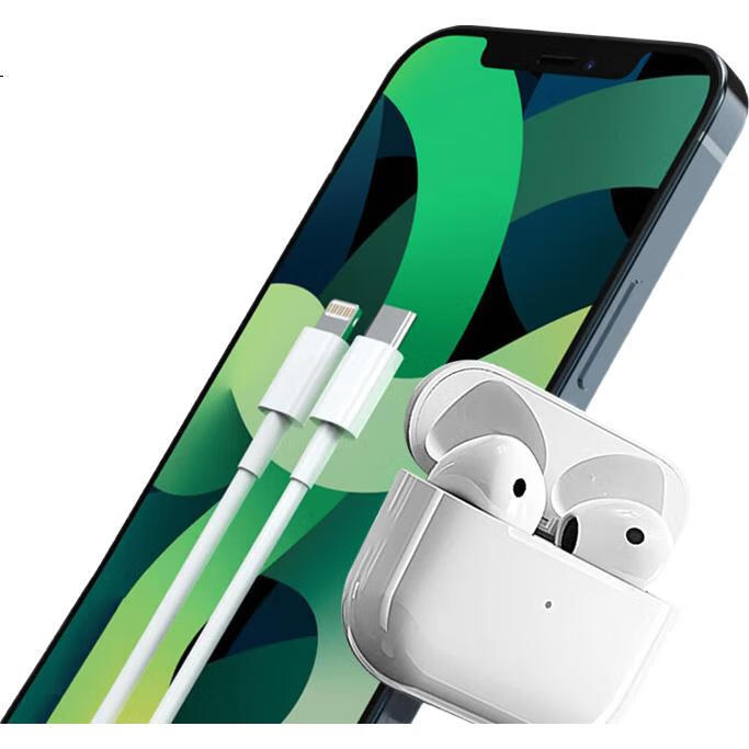 Кабель Masentek Lightning - USB Type-C (30W) для быстрой зарядки PD, 1 м, белый