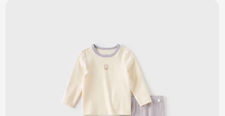 DAVE & BELLA Kids Underwear Set Boys Autumn Clothes Girls Antibacterial Two-piece Autumn Outfit 8