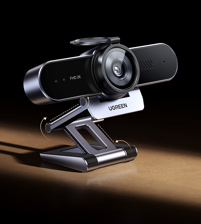 UGREEN 2K HD USB Webcam with Autofocus Dual Microphones and Speaker for Desktop Laptop Interview Exam Live Streaming Video Calls Conference 65545 20
