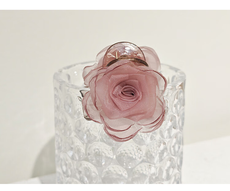 CHIMERA Double-Sided Flower Half-Up Medium Hair Claw Clip for Women Lightweight Shark Jaw Hair Clip Birthday Gift 6