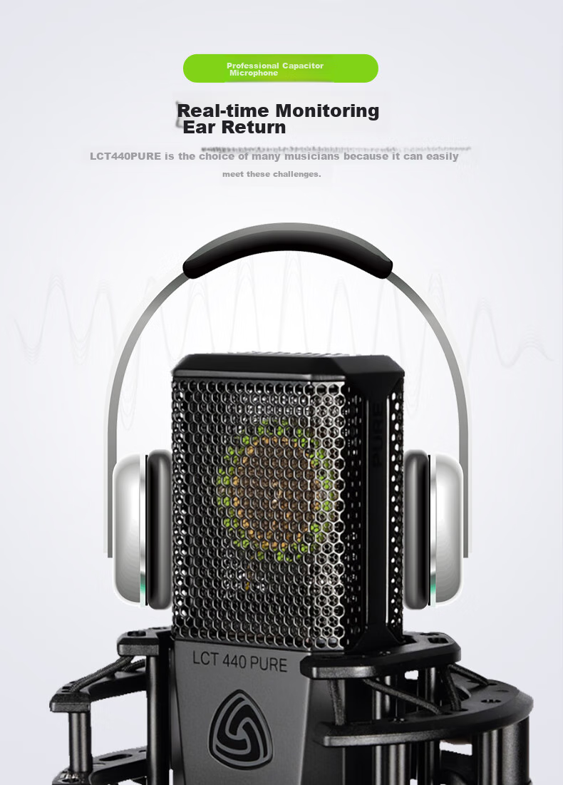 LEWITT LCT440ES Professional 48V Condenser Microphone Sound Card Kit for Mobile Phones, Computers, Live Streaming, Karaoke, Anchoring, Noise Reduction Recording, Complete Set of Microphone Equipment 6