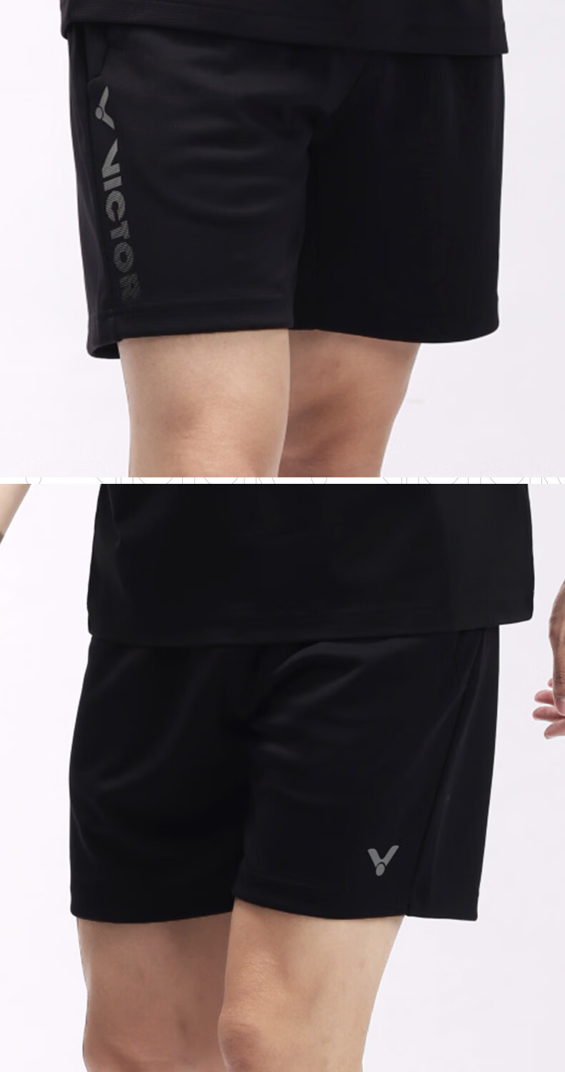 VICTOR Official Flagship Men's Badminton Shorts Sweat-Absorbing Moisture-Wicking Breathable Knitted Sports Pants Professional Competition Training Wear 16