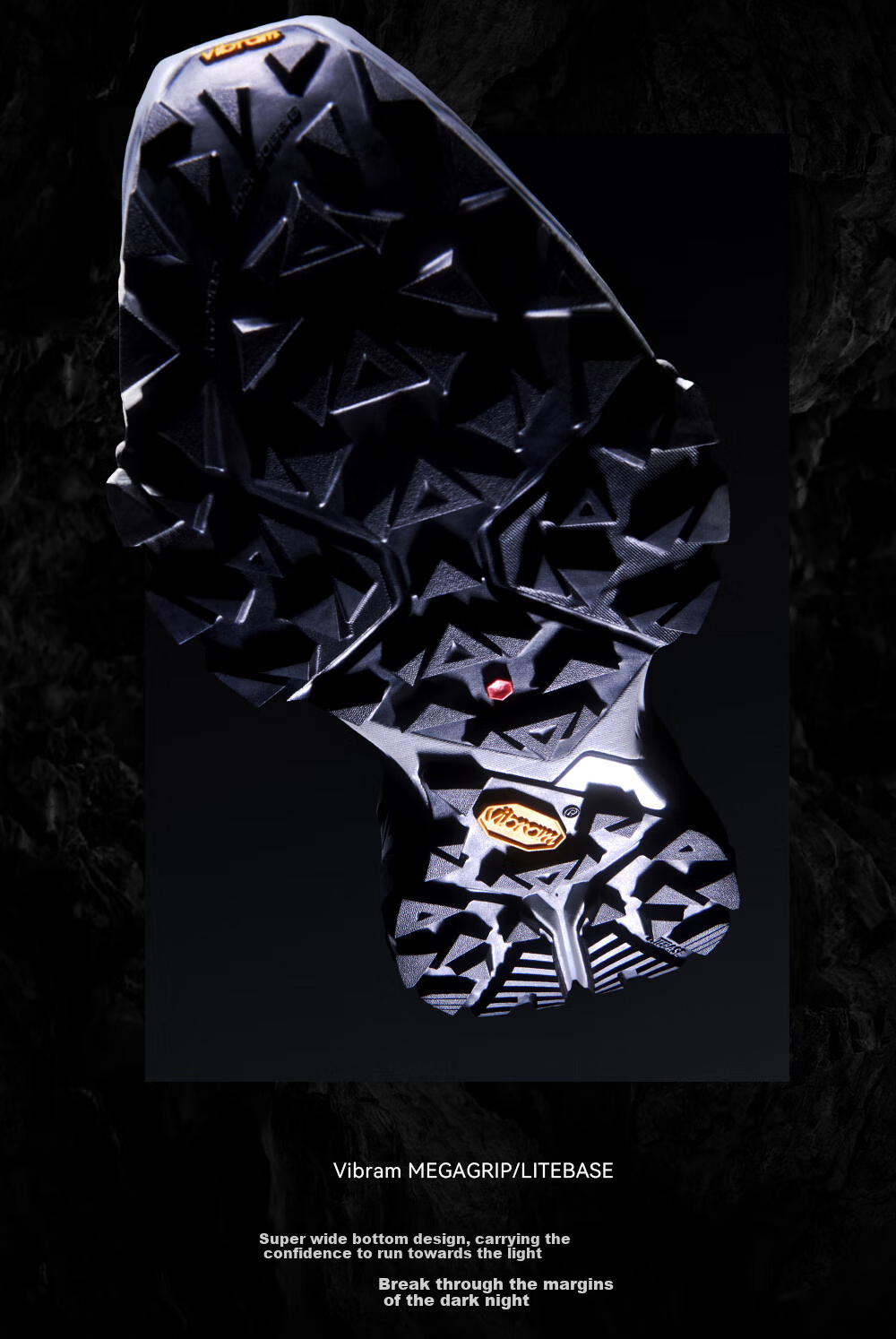 KAILAS FUGA [Xin Zhilei's Choice] DU 2 BOA Black Mountain King Cushioned Low-Top Trail Running Shoes for Me 8