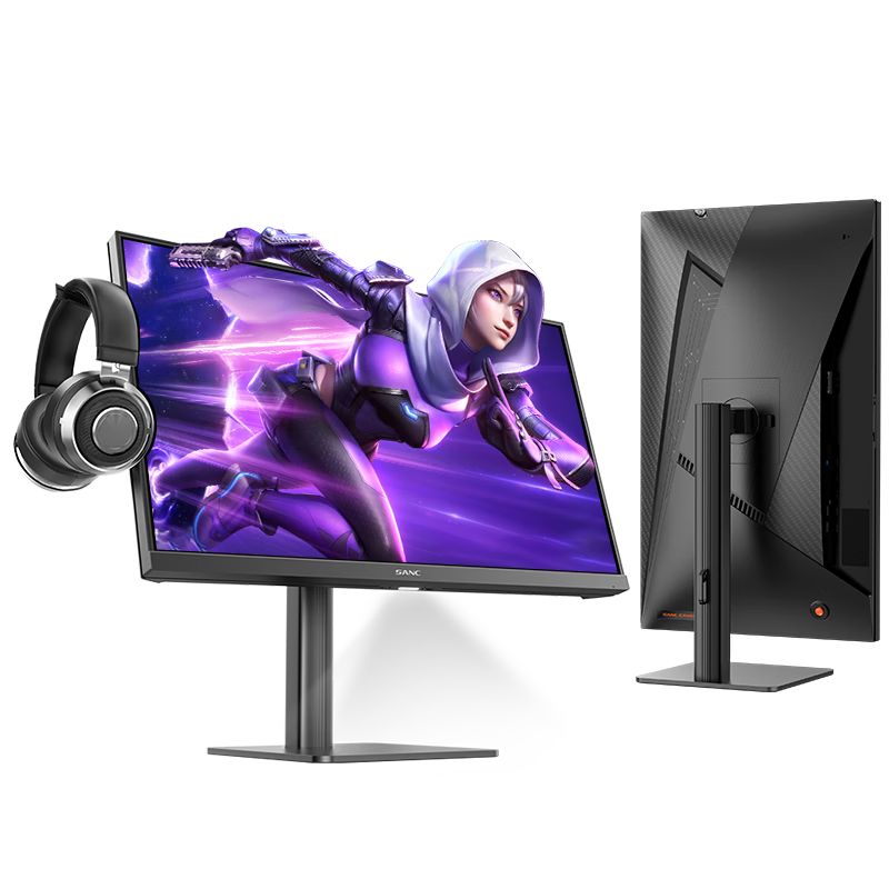 SANC Shengse 23.8-Inch 260Hz Overclocking Hardware Low Blue Light FastIPS Gaming Monitor HDR400nit Rotatable And Height-Adjustable Computer Screen N50Pro6 Energy-Saving Versio