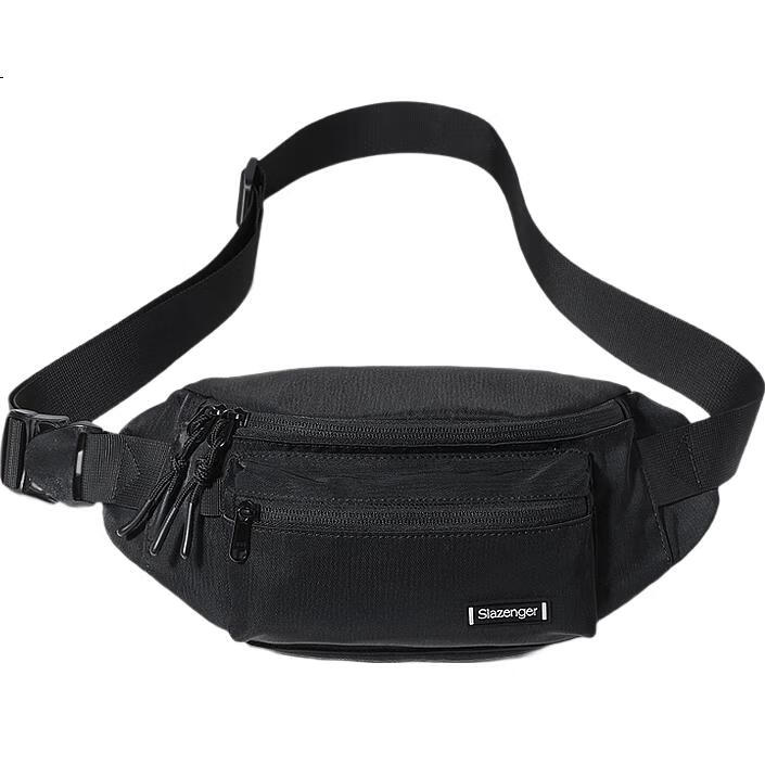 Сумка-кроссбоди Slazenger Trendy, унисекс, черная
