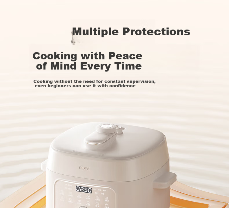OIDIRE (Oudian) Micro-Pressure Rice Cooker, High-Pressure Electric Pressure Cooker, Dual Intelligent Modes for High And Low Pressure, Stainless Steel 3L | Non-Coated (Stainless Steel Inner Pot) · Cloud Soft White 27