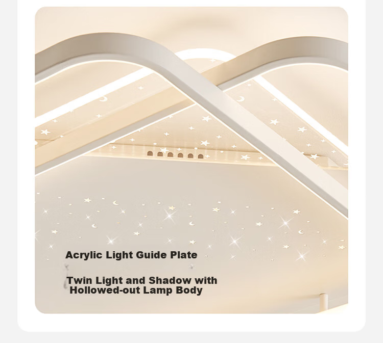 NVC Ceiling Light, Living Room Main Light, Smart LED Lighting, Nordic Modern High CRI Lighting Fixture - Baixingyu Round Lamp 21