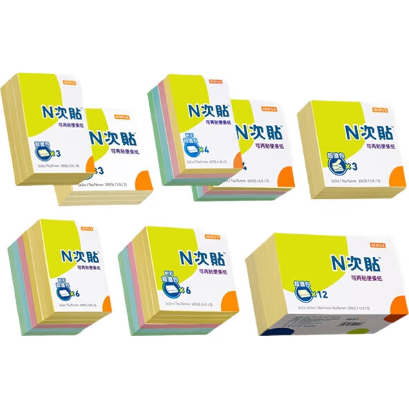 СТИКЕРЫ ДЛЯ ЗАМЕТОК STICKN 32014, 76x76 мм, желтые, 3 блока по 100 листов