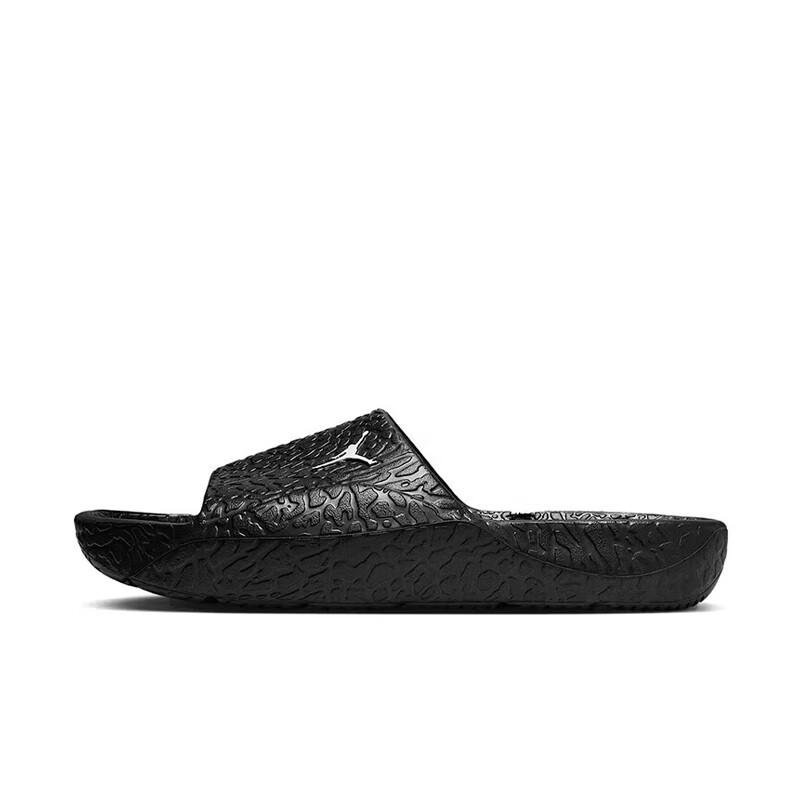 Jordan Men's Sandals Hollow Drainage Soft Elastic Odor-Resistant Sports Shoes HQ2163-001 Black Size 40