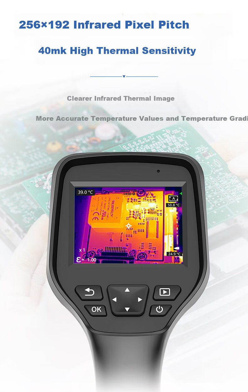 RAYTHINK Thermal Imaging Camera, Infrared Thermal Imager RM200A, Underfloor Heating Leak Detector, Handheld Temperature Meter, Leak Tester 4