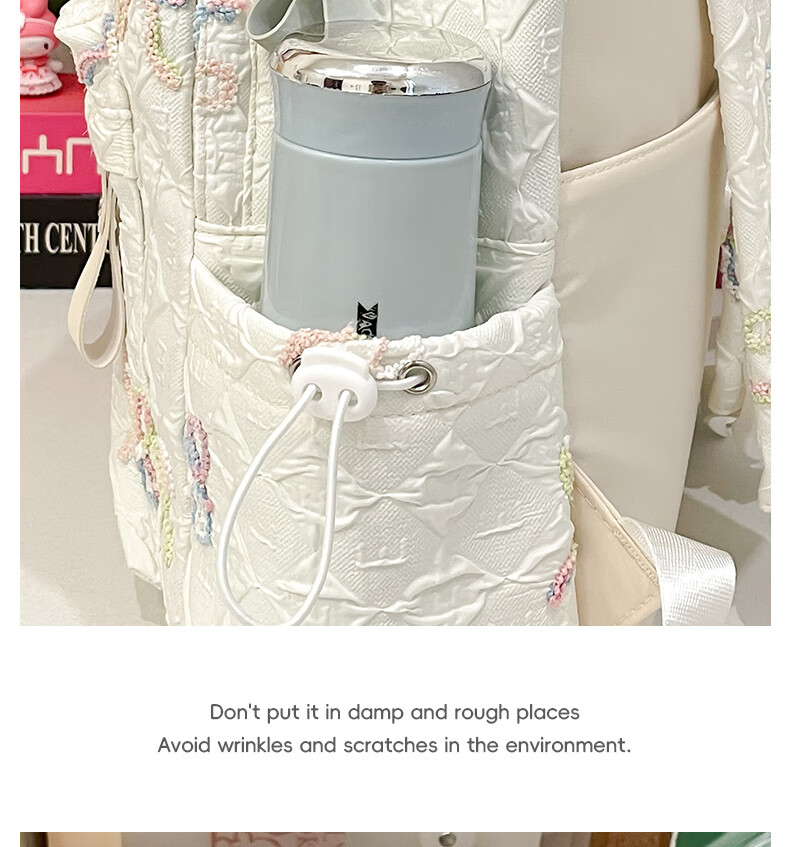 JINSHIWQ High-Value School Backpack for Girls, Junior High, High School, and College Students, New Stylish Japanese-Style Versatile Travel Shoulder Bag 16