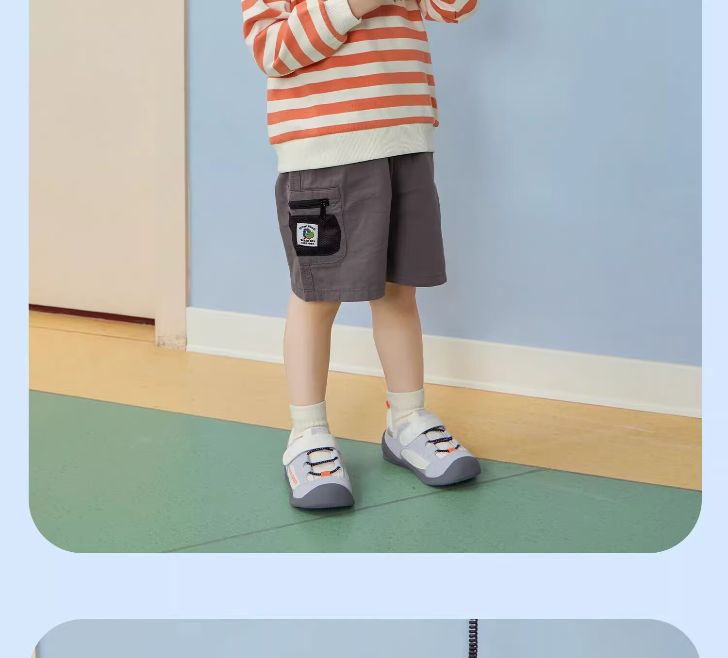 BARBBY&BANA Baby Walking Shoes Infant Footwear Spring/summer 2025 Breathable Soft-Soled Functional Shoes for Ages 1-3 Sand Gray Size 20 28