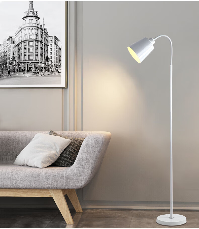 Bolanger Floor Lamp, Study Eye Protection Desk Lamp, Creative Living Room Lamp, Modern Minimalist Bedroom Bedside Lamp, Popular Study Room Standing Lamp Fixture 12