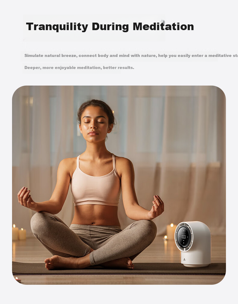 Aecooly Desktop Mini Fan, Quiet Ultra-Long Battery Life, Compact USB Electric Fan with Strong Airflow for Office, Dormitory, Outdoor Camping 7