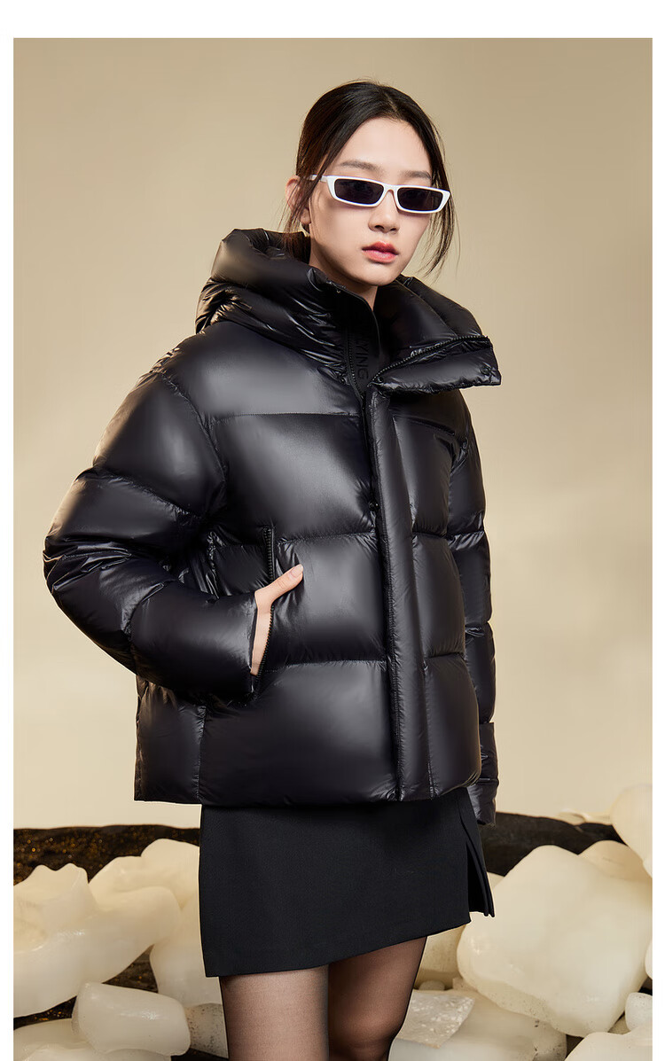 SNOWFLYING New Obsidian Classic 3.0 Unisex Couple Goose Down Jacket Warm Thickened Loose Fit Fashion 9