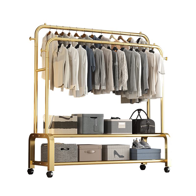 Nanye Floor-Standing Clothes Rack, Home Bedroom Storage Rack, Simple Clothes Hanger, Dormitory Clothes Hanging Rack GYGX-28JL