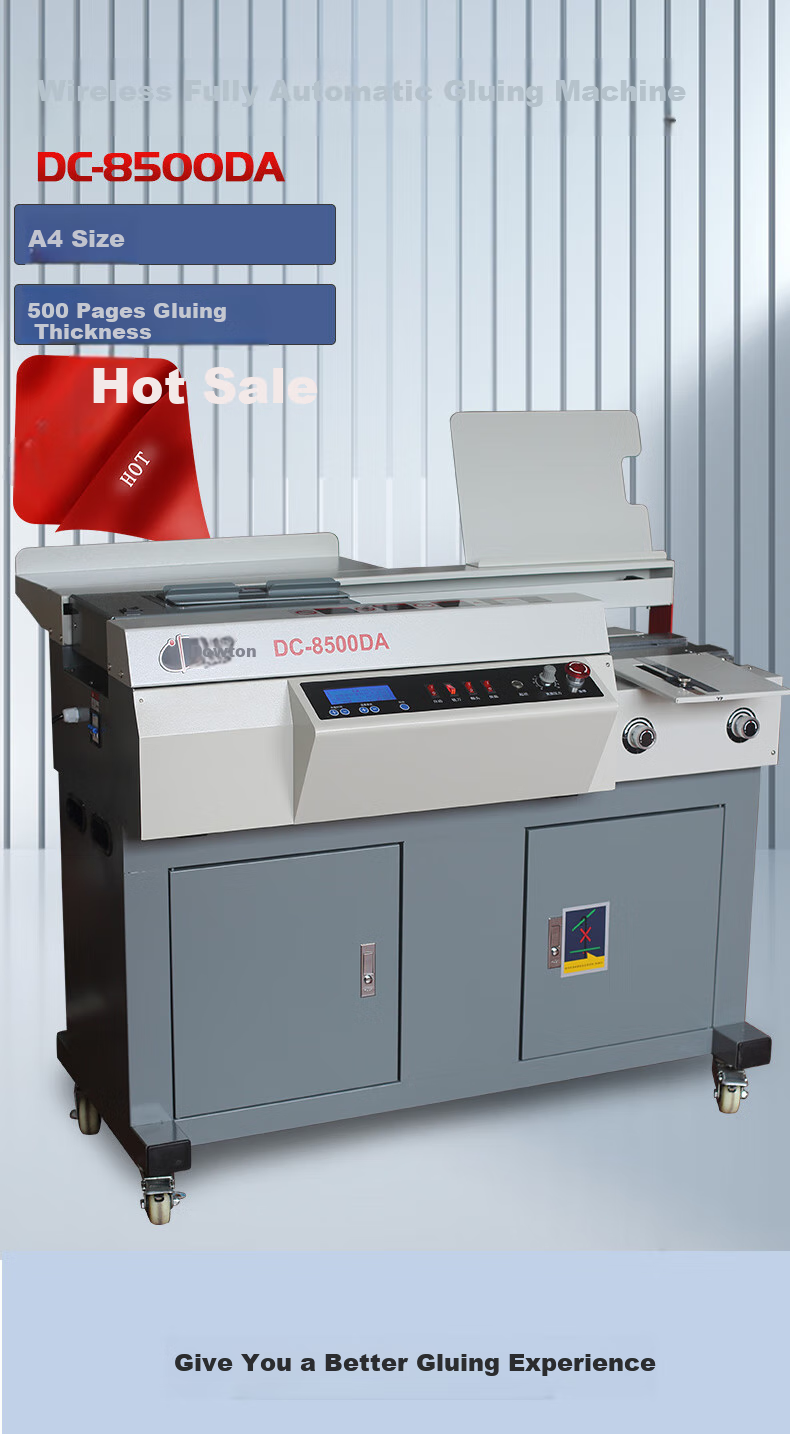 DOCON DC-770C Fully Automatic Wireless Cabinet Hot Melt Binding Machine Hot Melt Glue Pellets for Bidding Books Document Binding Machine 1lb 2