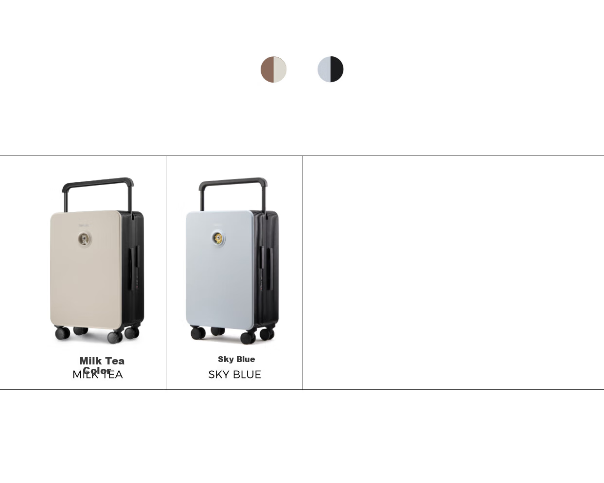 Tujia TUPLUS Limited Edition Wide Trolley Suitcase Travel Luggage, 20 Inch, Panda + Polar Bear 23