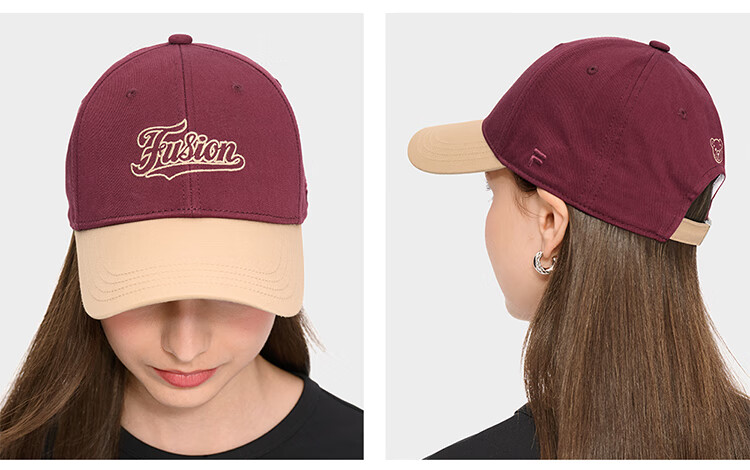 FILAFUSION FILA Trendy Couple's Colorblock Baseball Cap Autumn Sunshade Sports Hat 9