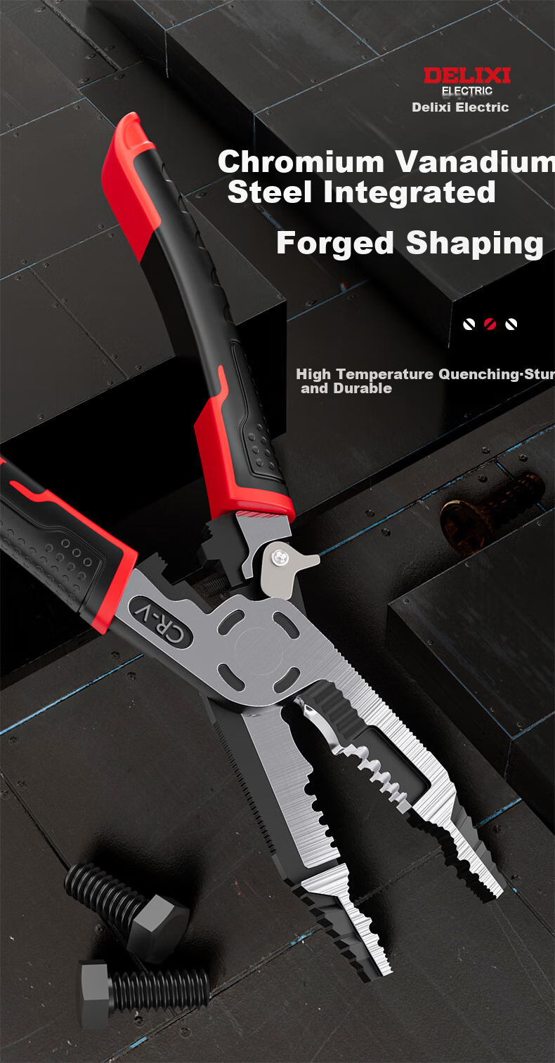 DELIXI Sliding Thread Screw Extractor, Multi-Functional Broken Screw Remover, Carp Fish Screw Extractor, Sliding Thread Removal Tool 10