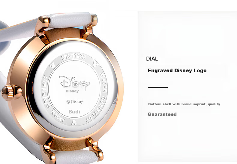 Disney Watch for Women, Students, Elementary School Girls, Children, Middle And High School Students, Back-To Gift, Analog 12