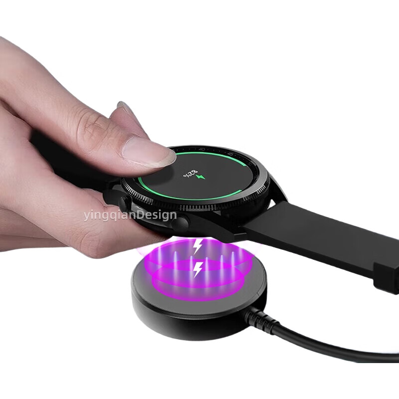 Беспроводное зарядное устройство Yingqian YQ-098 для Samsung Watch, магнитное, USB Type-C, 0.8м, черное