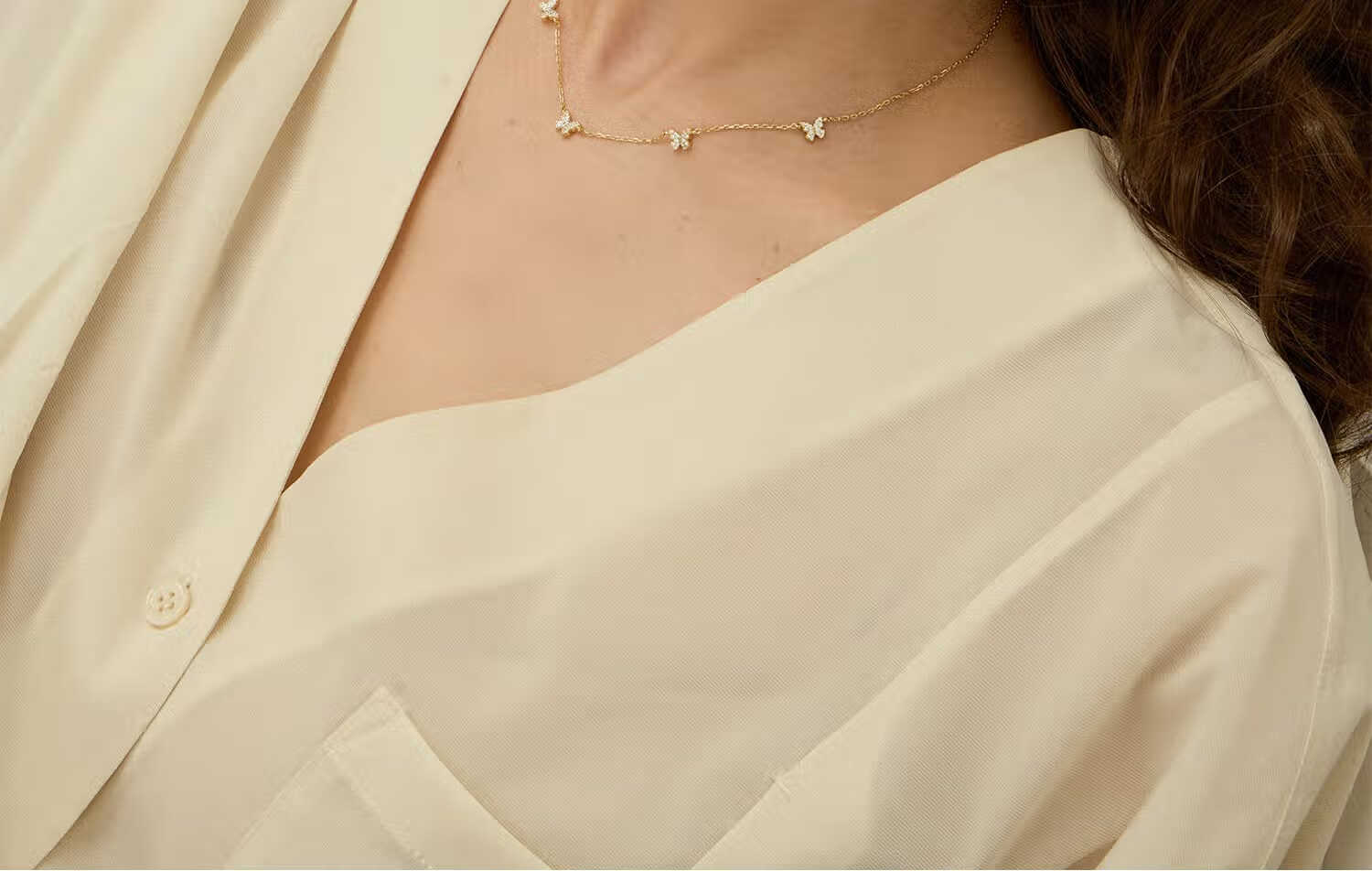 Arsis Silver Jewelry Lucky Charm Star Butterfly Collarbone Chain Necklace for Women, Original Design Necklace, Gift for Girlfriend 15
