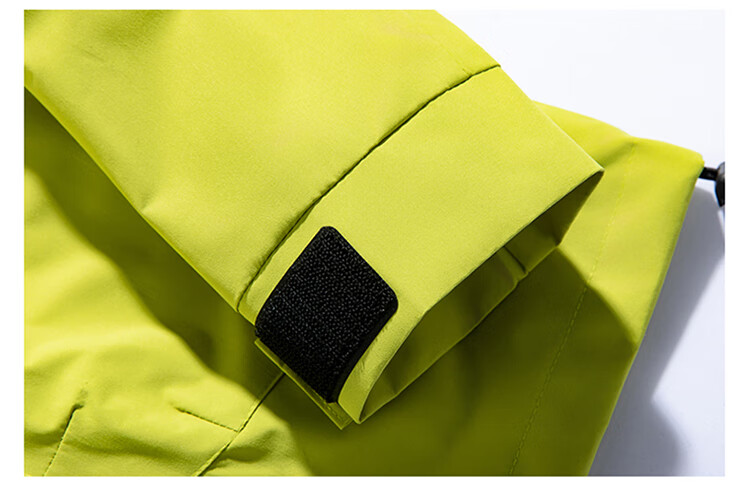 JEEP SPIRIT Men's Spring And Autumn Jacket, Casual Waterproof Sports Hiking Coat for Couples, Fluorescent Green, Size L 15