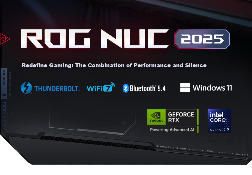ROG NUC 2025 Gaming Mini PC Dedicated Graphics High-Performance AI Desktop (Ultra 9-275HX 32GB 1TB RTX5070TI) 3