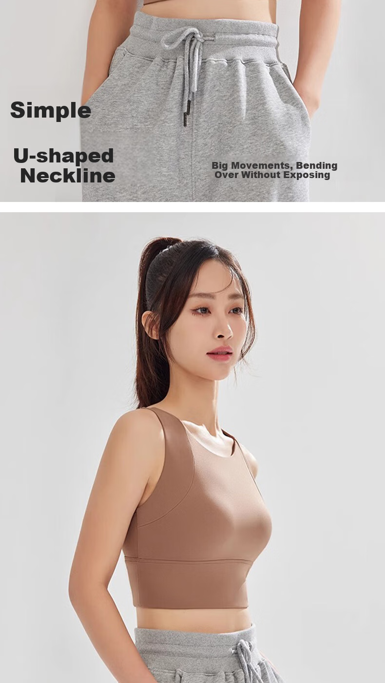 Ziyouxi High-Impact Sports Bra for Women, One-Piece Anti-Shock And Anti-Sagging Yoga Vest, Fitness Training Bra, Suitable for Outer Wear Or Inner Layering 6