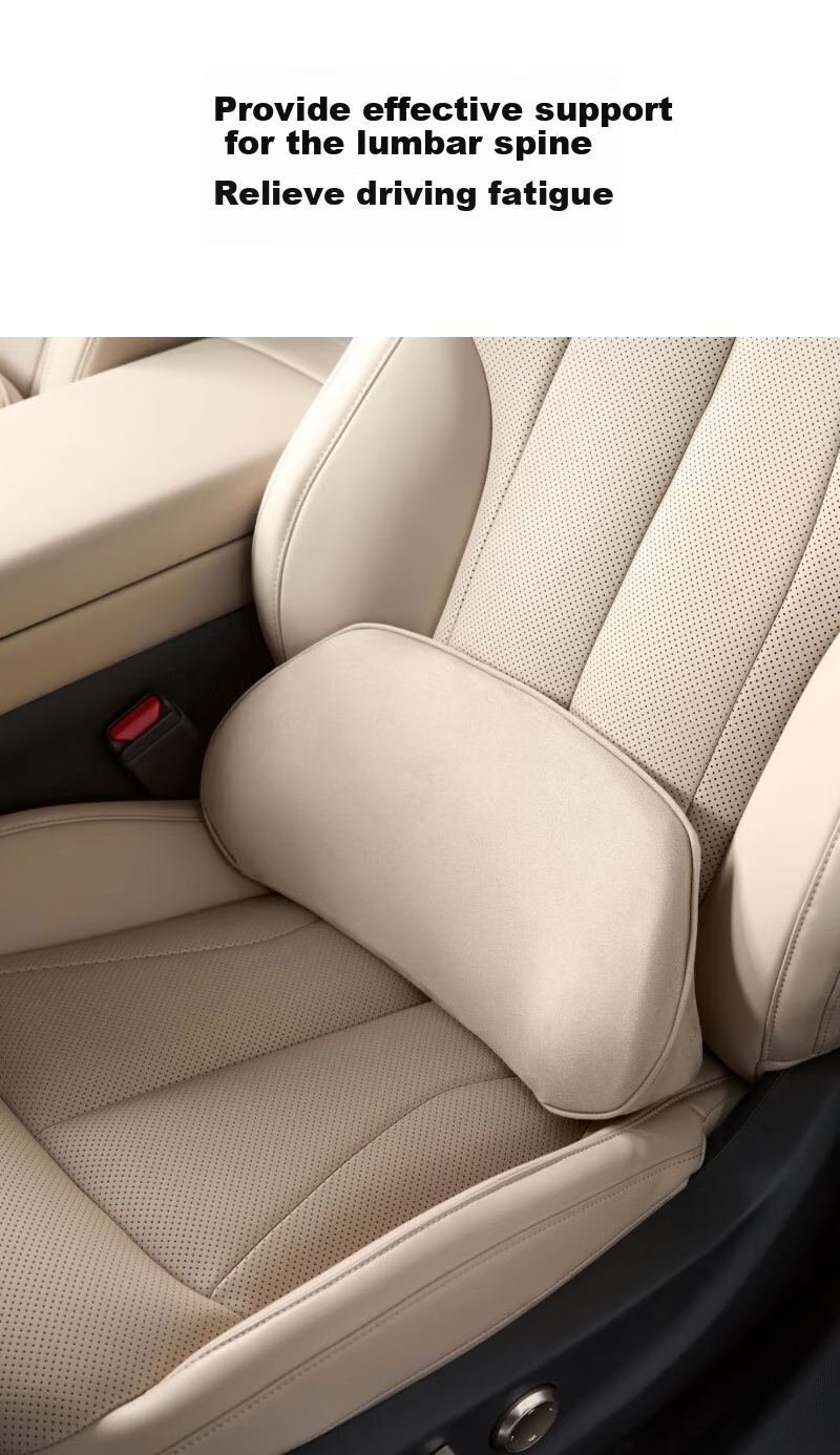 GREAT LIFE Car Lumbar Support Cushion, Thin Small Waist Pillow, Tailbone Car Backrest, Waist Protection Seat Support, Memory Foam Lumbar Pillow, Waist Pad 2