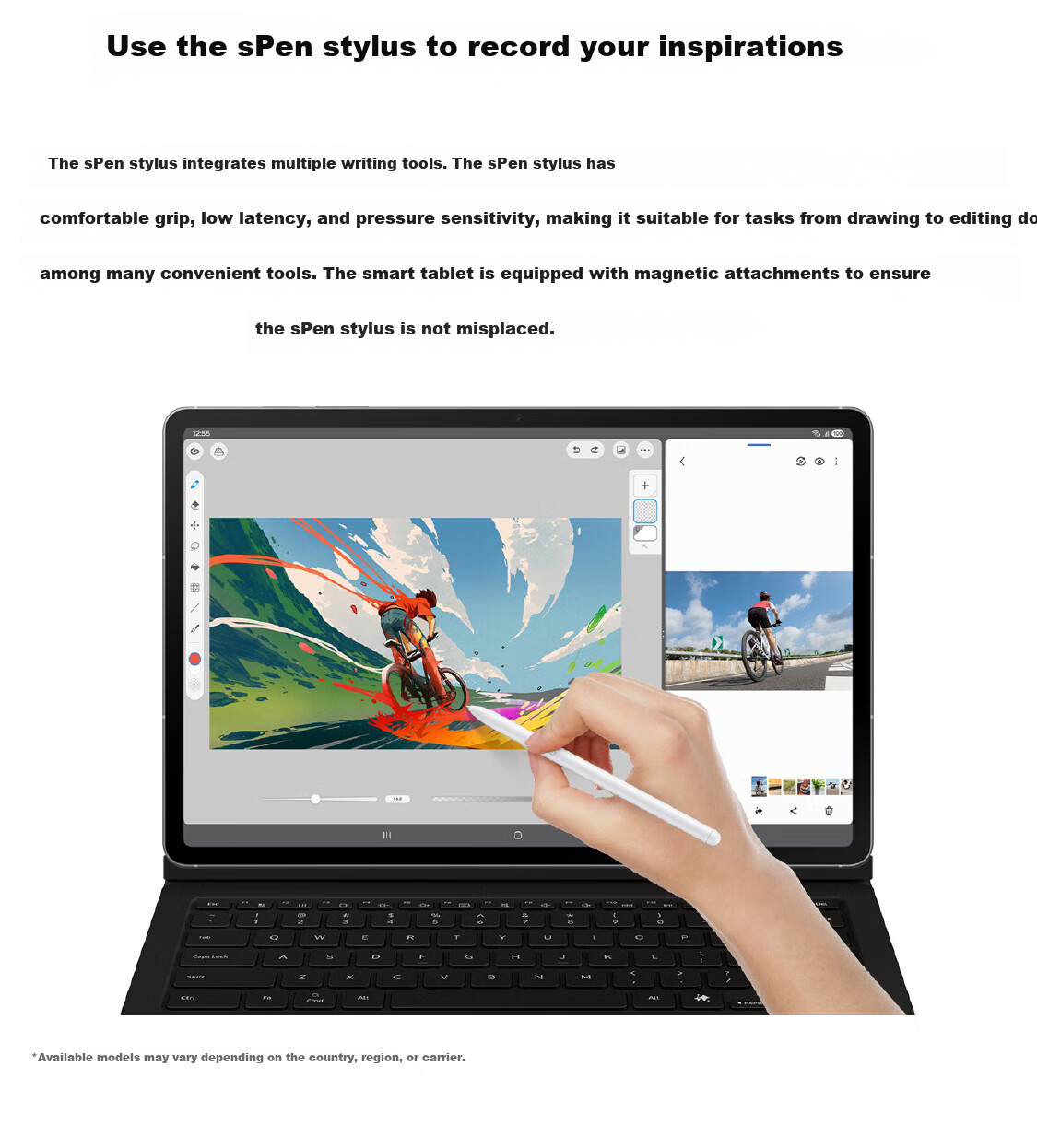 SAMSUNG [Subsidies] S10 FE+ 13.1-Inch 2025 Model Tablet/AI Smart Learning And Office, 8GB+128GB, Elegant Gray, WIFI 10