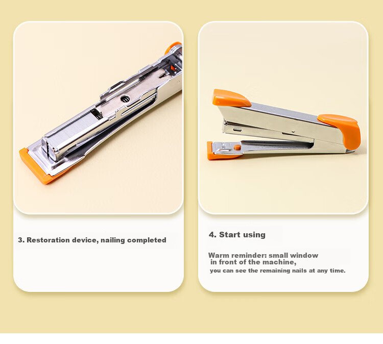 MAX Meikesi HD-10K Mini Low-Effort Stapler Set (Stapler + Staples), with Staple Remover, Student Office Stapler for 2-20 Pages, Gree 8