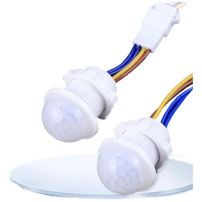 Pinjian 220V Human Body Sensor Switch Probe Smart Delay Control Infrared Sensor Module Recessed Corridor Ceiling Light Controller Single Unit