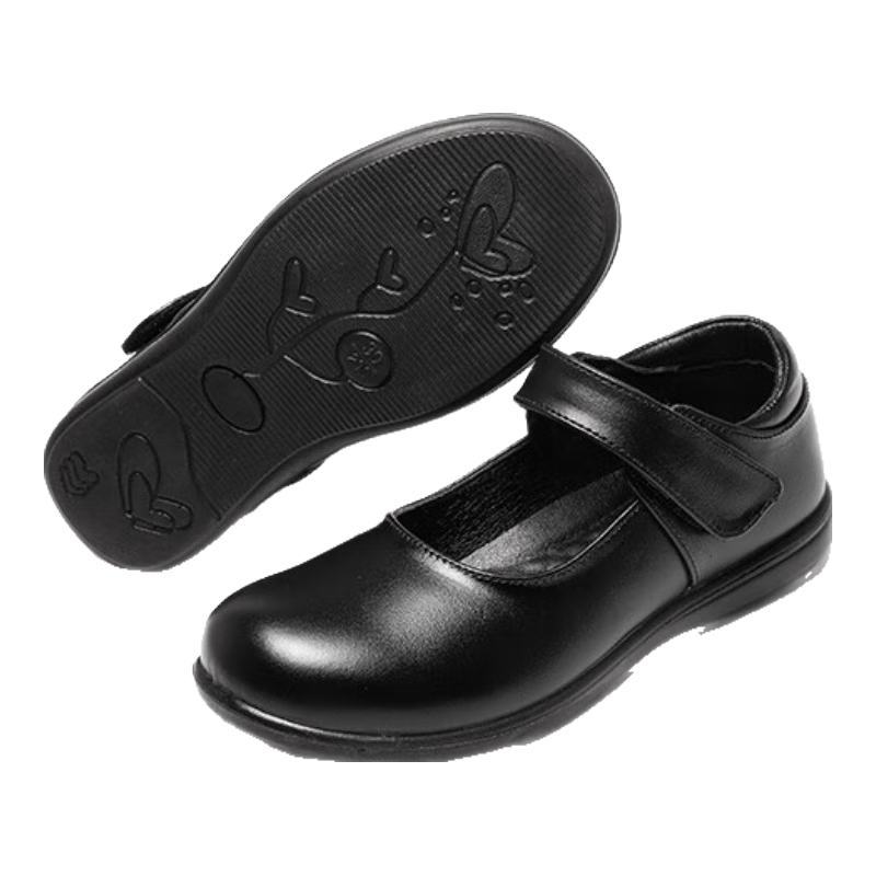 Aokang Girls' Leather Shoes, Spring 2026 New Style Soft-Soled Fashionable Performance Shoes, Girls' Flats, Mary Jane Princess Shoes