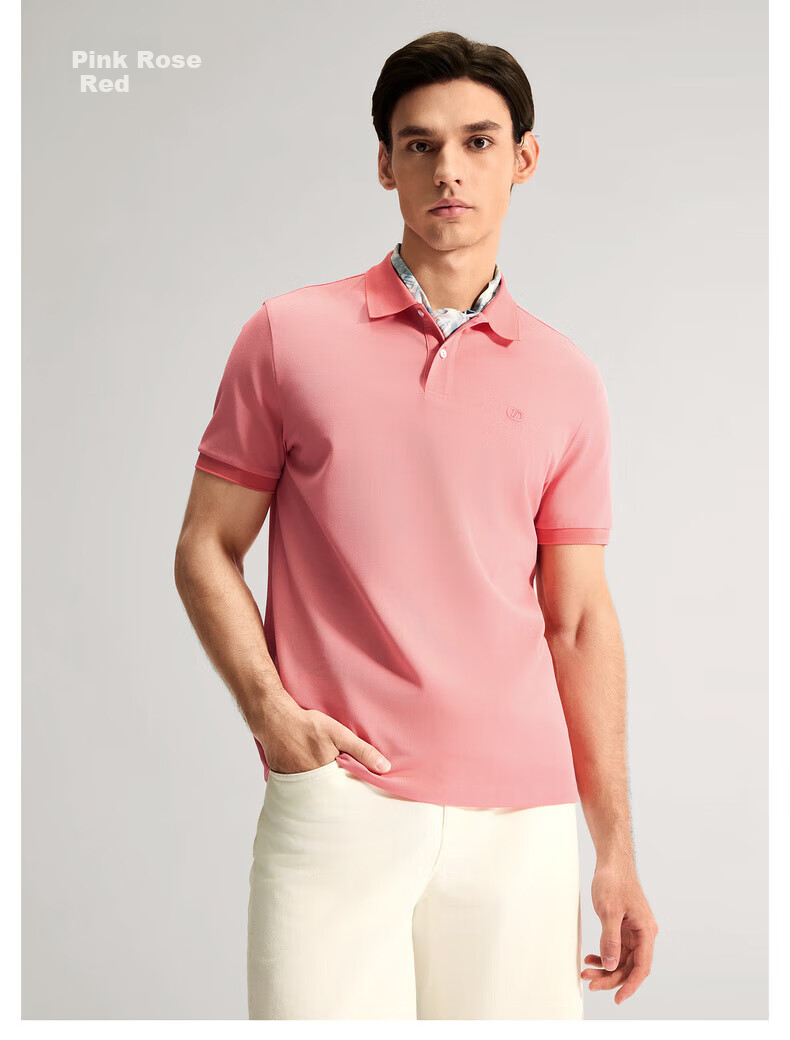 DIKENI Summer New Tech Antibacterial Short-Sleeve Men's Knitted Polo Shirt with Collar 7