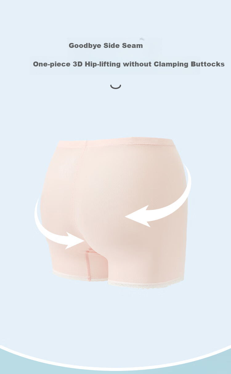 Hodohome Children's Underwear, Girls' Modal 3A Antibacterial Crotch Safety Shorts, Anti-Chafing Underpants, 2-Pack, 012 130 8