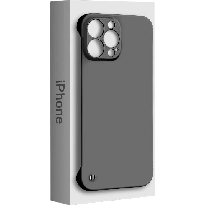POZZO Чехол-накладка для iPhone 13 Pro Max, ультратонкий, матовый, черный
