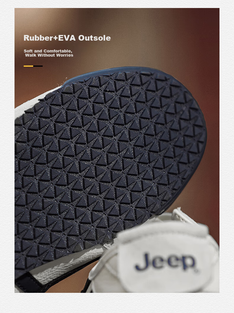 JEEP Men's Shoes, Autumn 2026 New Style, Casual Sports Running Shoes, Breathable Forrest Gump Shoes, Versatile Outdoor Travel Sneakers 5