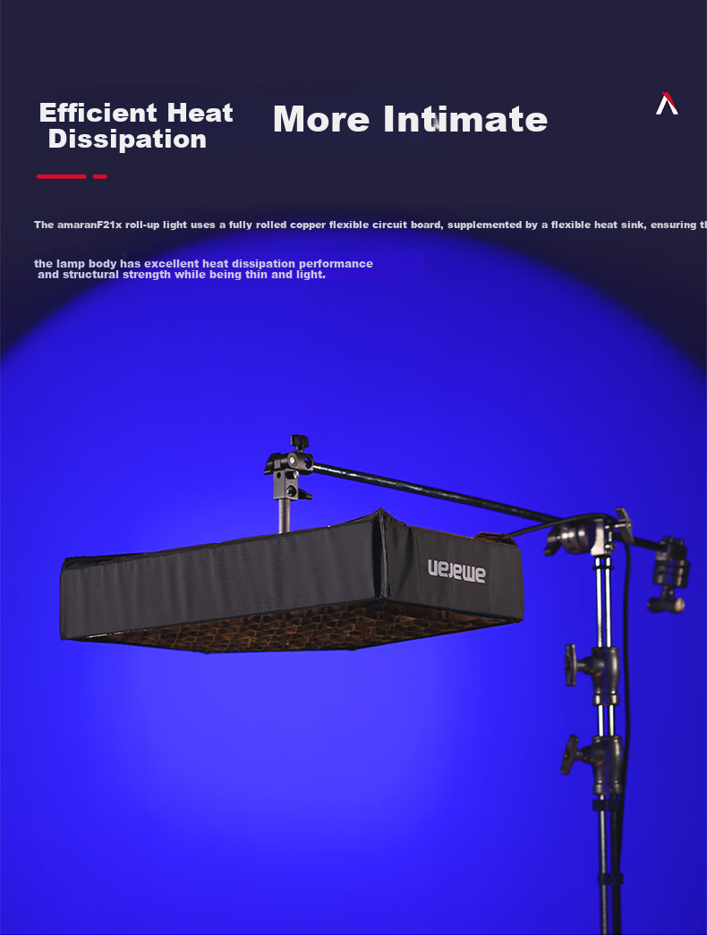 Aputure F21X Roll-Up Light, Live Streaming Fill Light, Adjustable Cool And Warm Color Temperature, Portable for Portrait Photography, Video Photography Light, Continuous Light 13