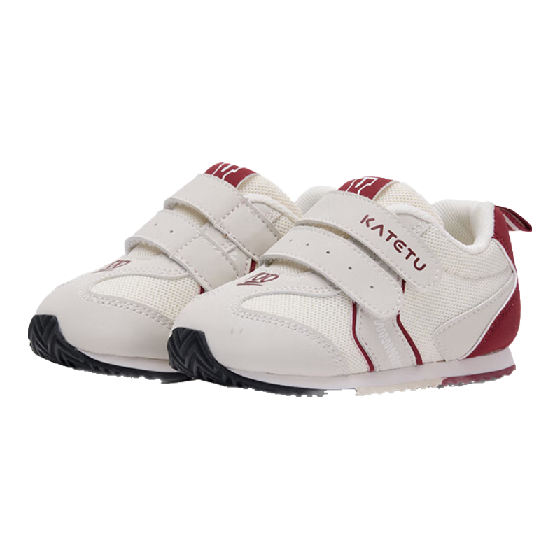 Katetu Baby Walking Shoes, Spring New Year Red Children's Shoes, Kindergarten White Shoes, 1-3 Years Old Infant Forrest Gump Shoes, X5CE005