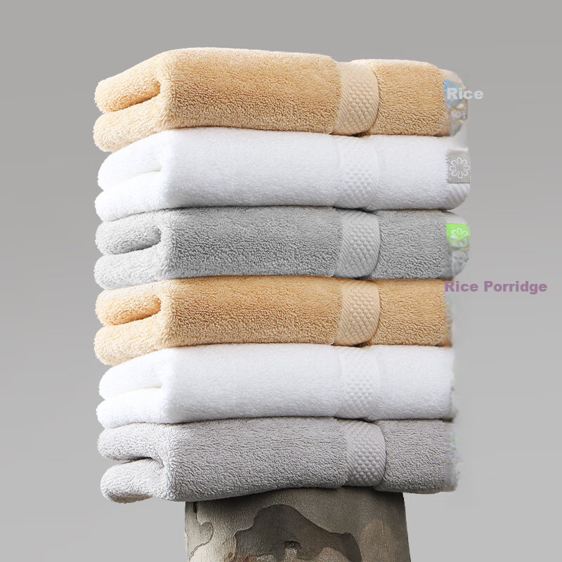 Amarelle Fit01 Absorbent Quick-Drying Soft Skin-Friendly Pure Cotton Face Towel, White 30*60cm, Pack of 3