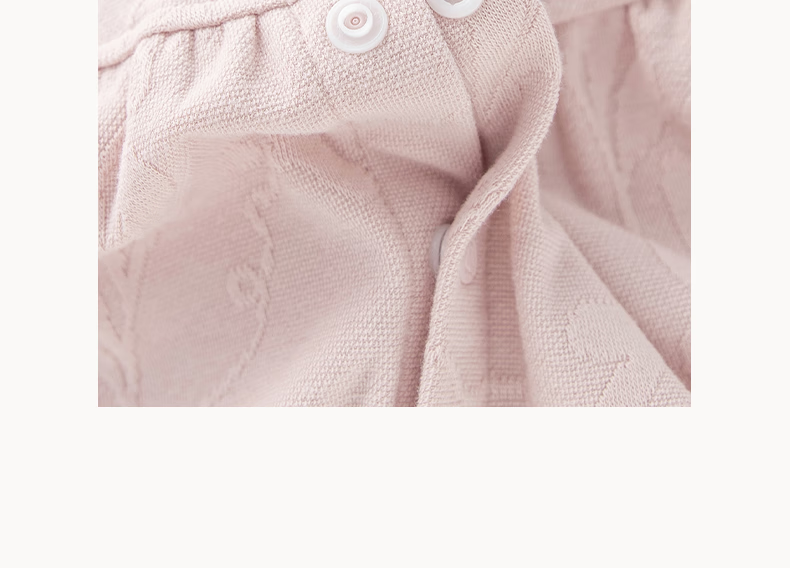 Guaiqixiong [Roudo Cotton] Spring And Autumn Baby Girl A-Class Micro-Velvet Onesie, Home Warmth, Cute Romper, Long-Sleeve Bodysuit 1