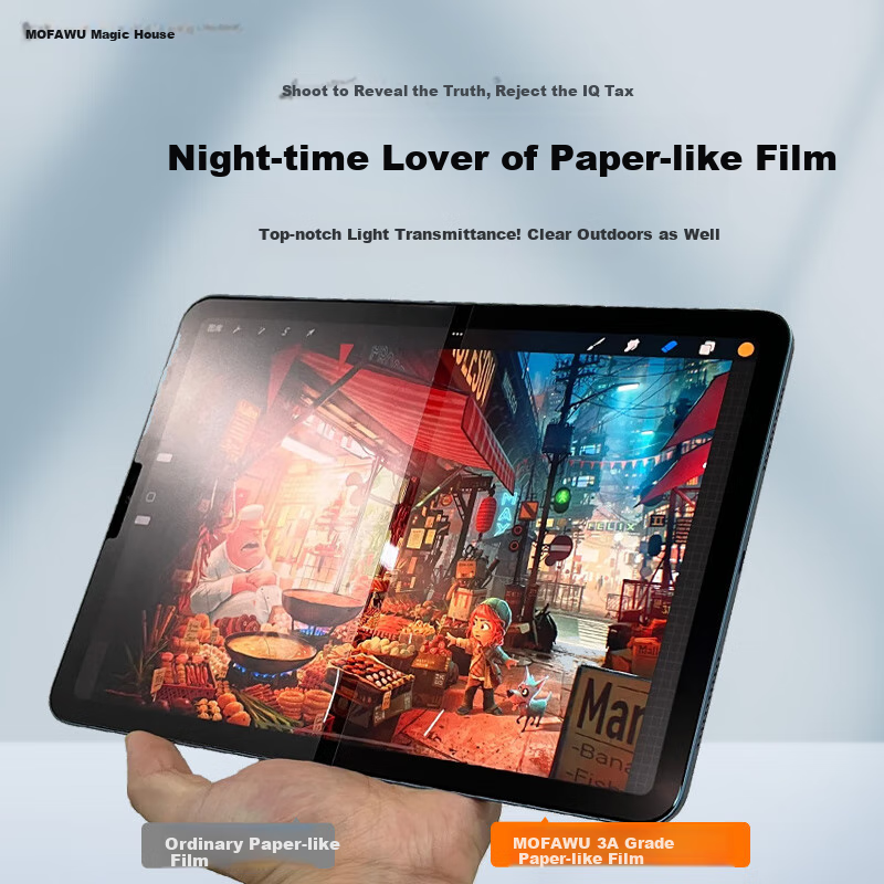 Защитная пленка Mofawu для iPad Air 6/7 11 дюймов, матовая, антибликовая, антибликовая, для письма