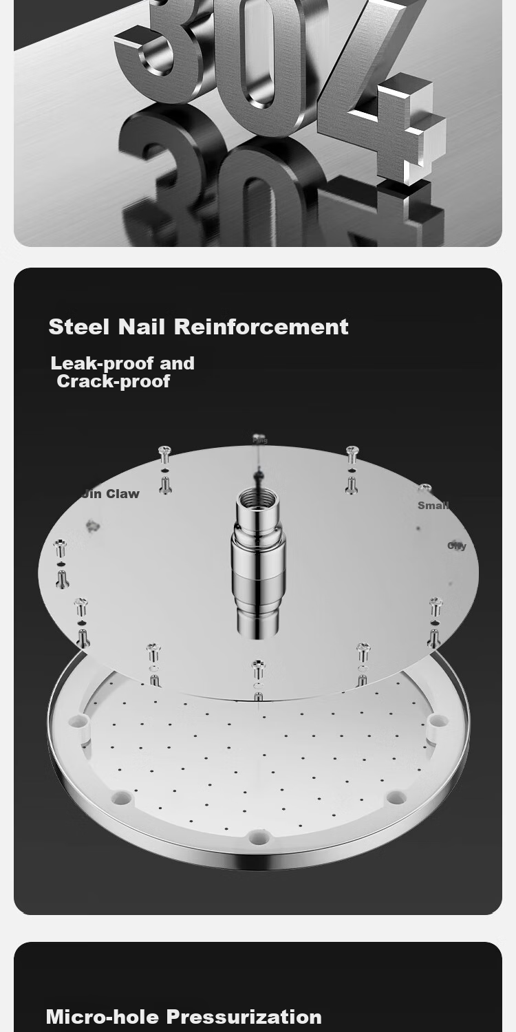 ILeddog [Germany] All-Copper Simple Shower Head Set, Bathroom No-Top Spray Bathtub Shower Head 019 8
