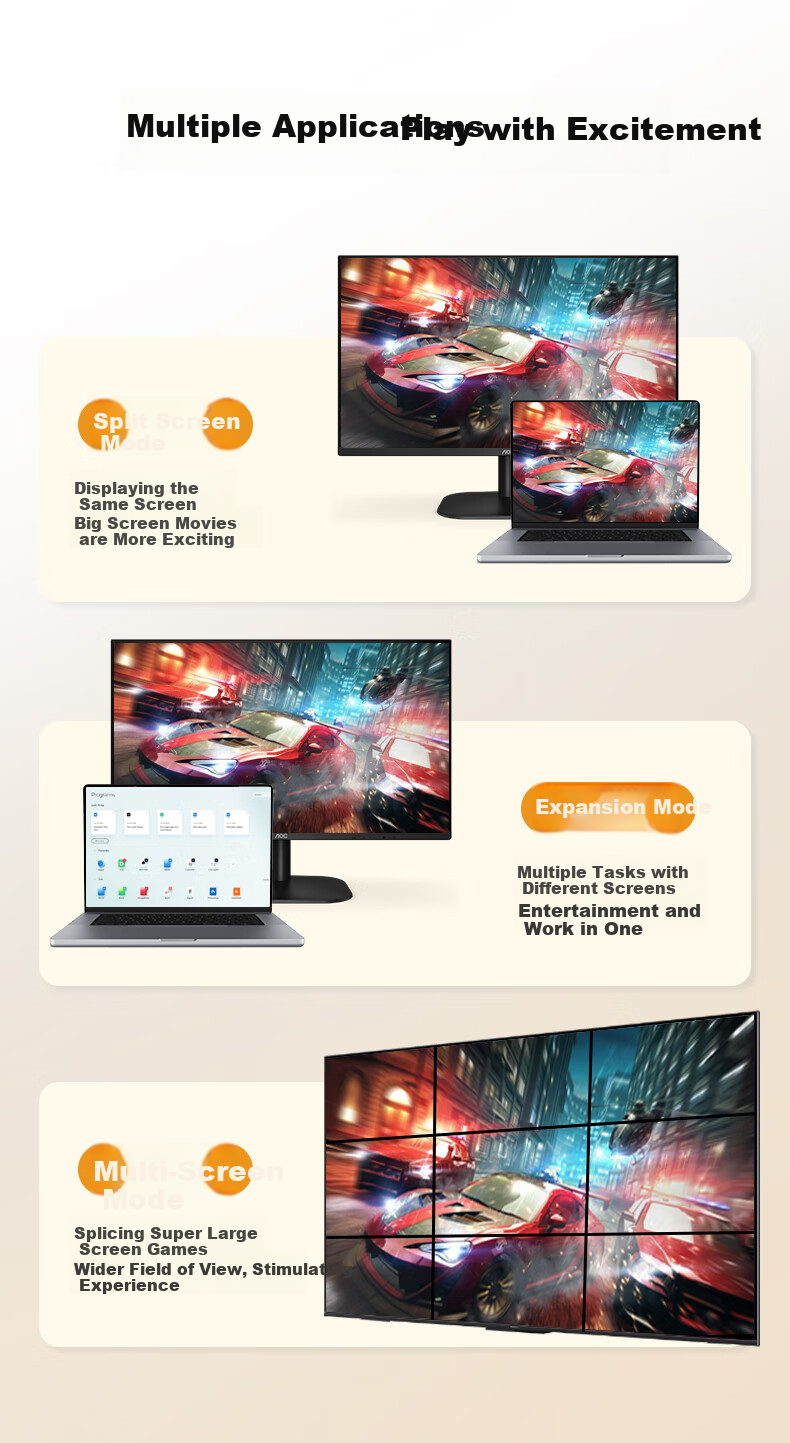 BIAZE Steel Armor Fiber Optic DP Cable Version 1.4, 15 Meters, 8K60Hz 4K144Hz HD DisplayPort Computer Connection for Monitor Projection Large Screen TV Video Cable 12