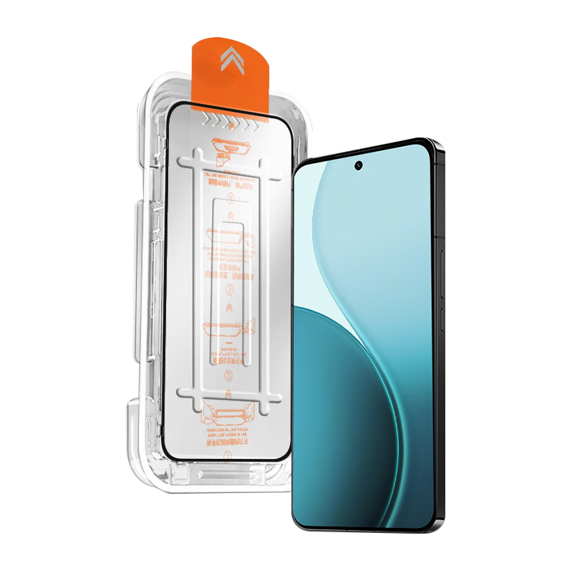Baozou [No Dust Warehouse 2 Pieces - Replacement Guaranteed] Tempered Glass Screen Protector for OPPO Reno14, Full Screen HD Glass Protective Film for OPPO Reno14 Smartphone