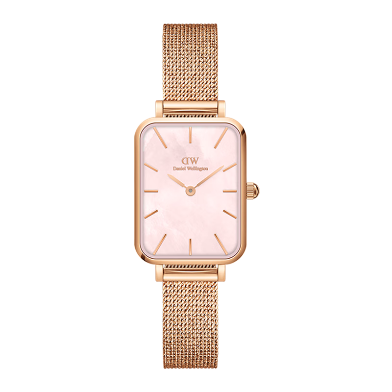 DanielWellington DW Ladies' Watch, Mother-Of Pearl Metal Strap Quartz Wristwatch, Birthday Gift for Girlfriend, DW510